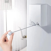 Telescopic Clothesline, Retractable Clothes Hanger Rope, Wall Mounted Drying Rope, Laundry Rope Hanger, Creative Outdoor Indoor Retractable Clothesline Rope, Stainless String Clothesline Rope, Heavy Duty Washing Line for Drying Clothes